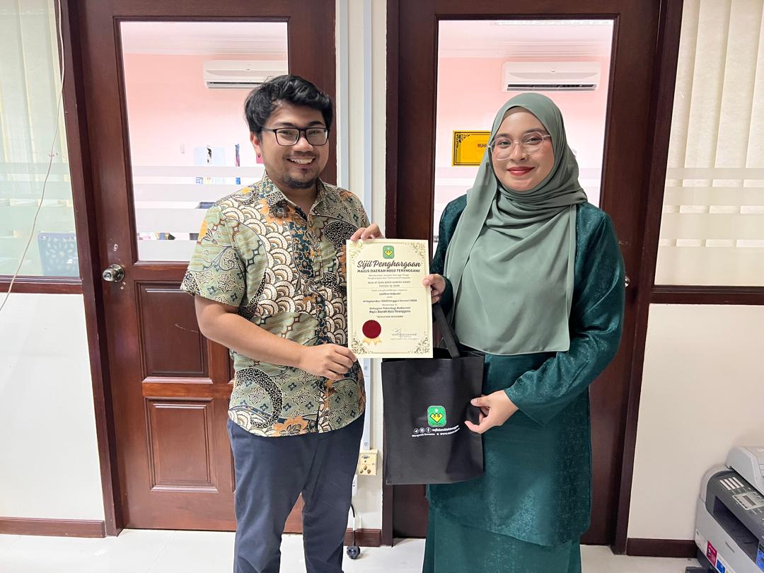 TAHNIAH KEPADA NOR AFIQAH BINTI AHMAD RADZI DAN NOR AZALINA BINTI ZULKIFLI ATAS KEJAYAAN MENAMATKAN LATIHAN PRAKTIKAL DI MAJLIS DAERAH HULU TERENGGANU BERMULA 14 SEPTEMBER 2025 HINGGA 1 JANUARI 2026